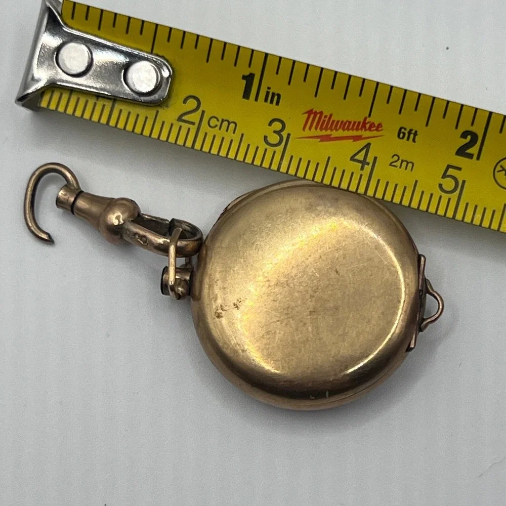 Star Watch Case Co Pocket Watch 14K Gold Filled 10.5 Ligne Gold Fair Parts Only